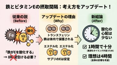 ビタミンEと鉄の関係（最新の研究からわかってきたこと）